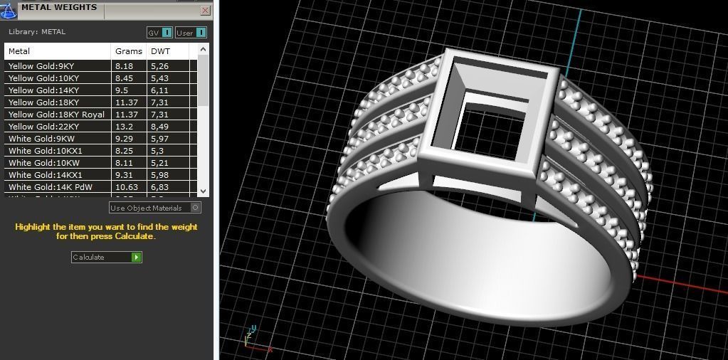 Man ring N012446 3D print model_8