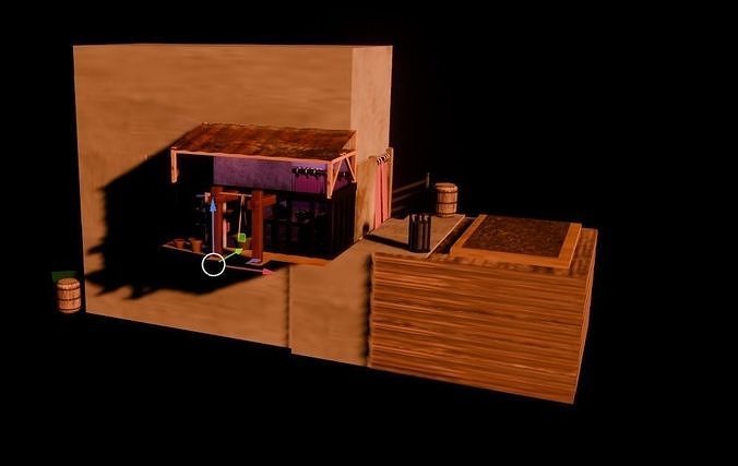 Custom Stray slums house