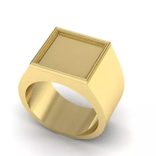 Man ring N012444 3D print model_0