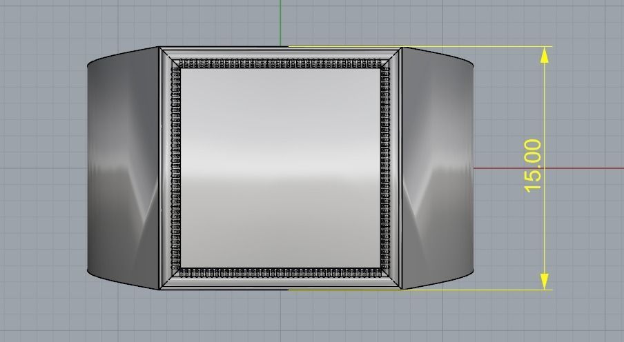 Man ring N012444 3D print model_7