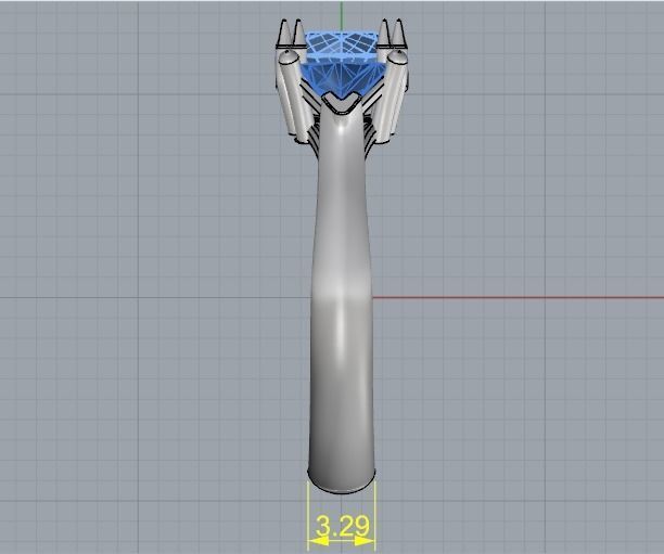 Ring N012440 3D print model_7