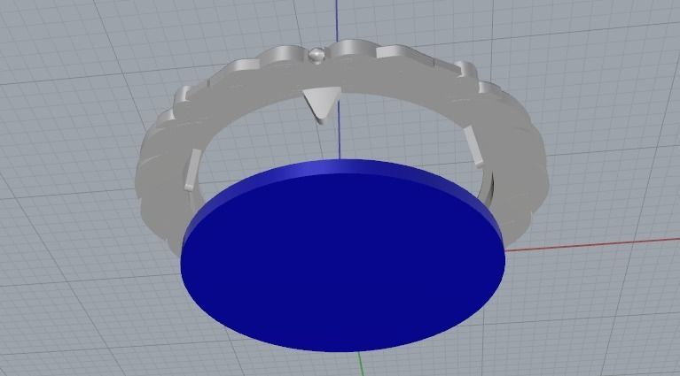 Pendant with patterns N012435 3D print model_4