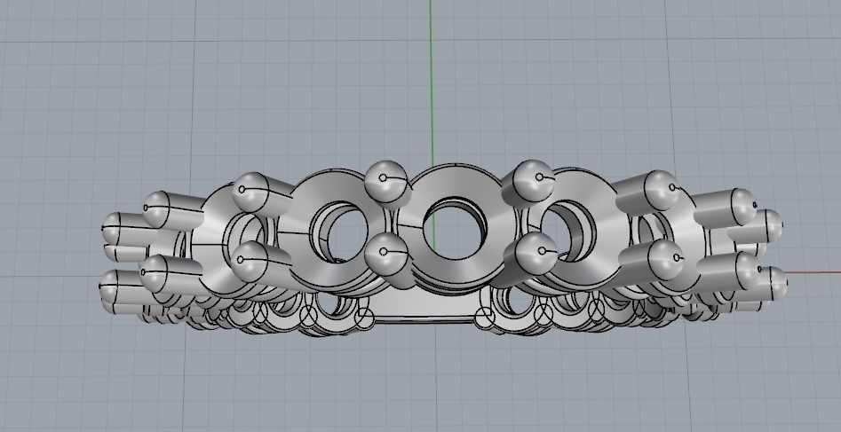 Ring N011045 3D print model_2