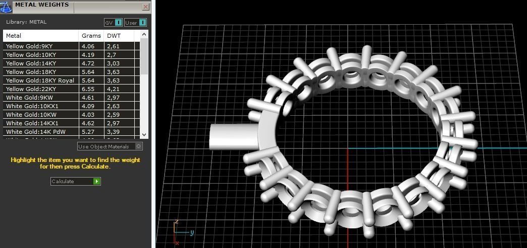 Ring N011045 3D print model_6