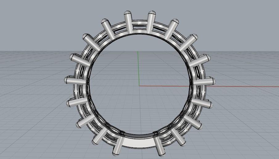 Ring N011045 3D print model_3
