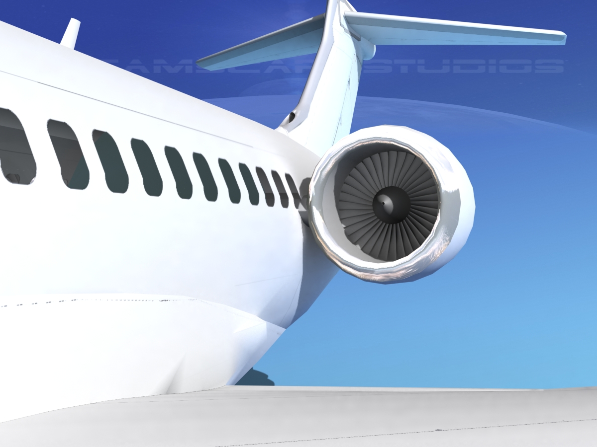 Comac ARJ21-900 Unmarked 2  3D model_1
