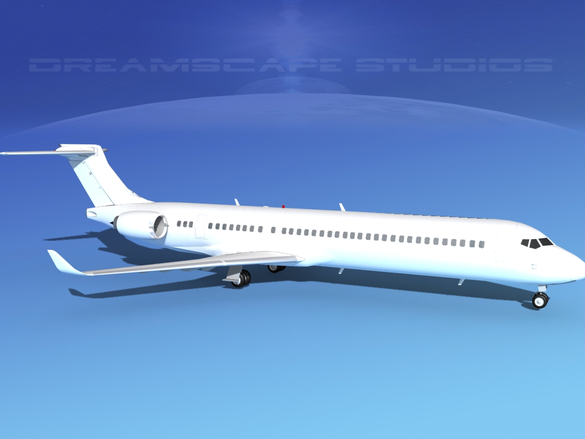 Comac ARJ21-900 Unmarked 2  3D model_4
