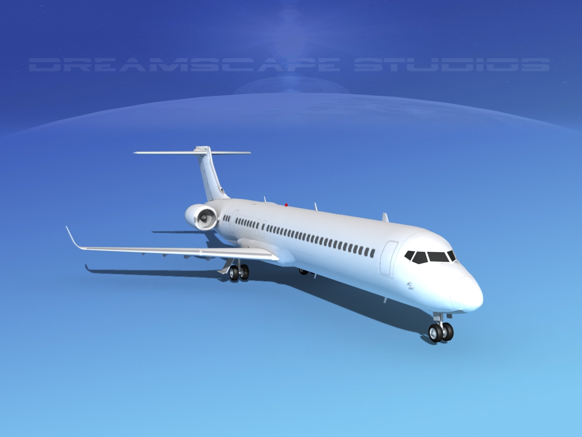 Comac ARJ21-900 Unmarked 2  3D model_3
