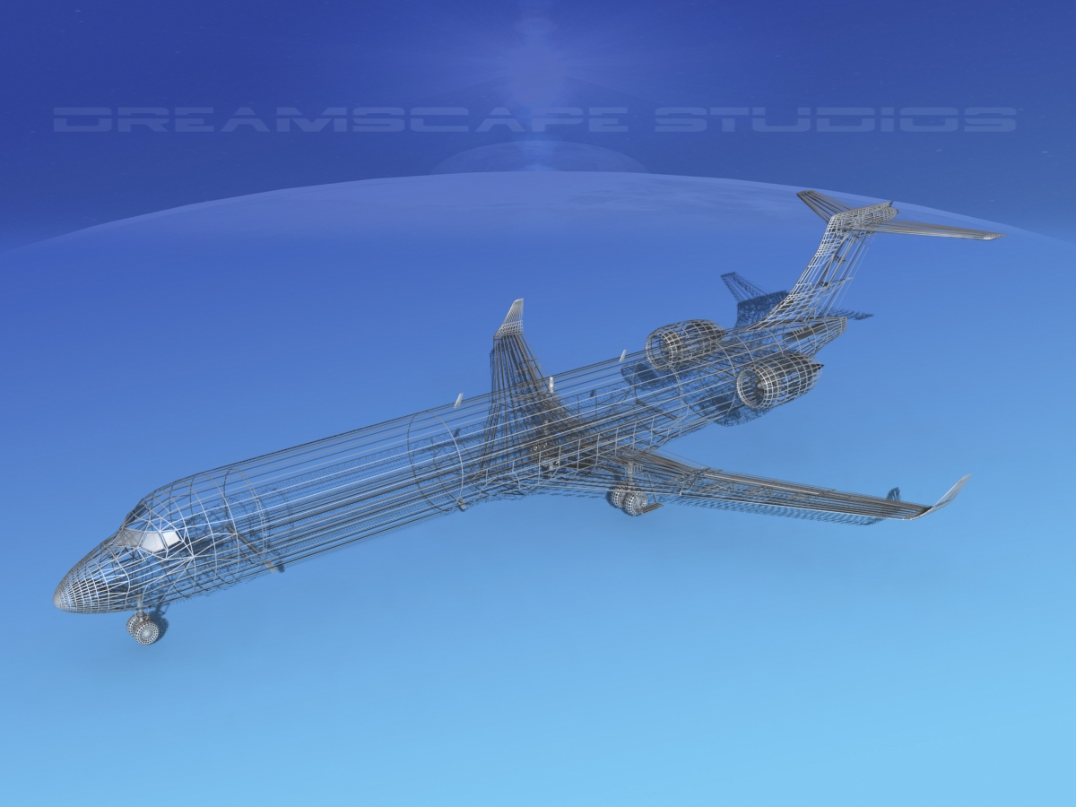 Comac ARJ21-900 Unmarked 2  3D model_12