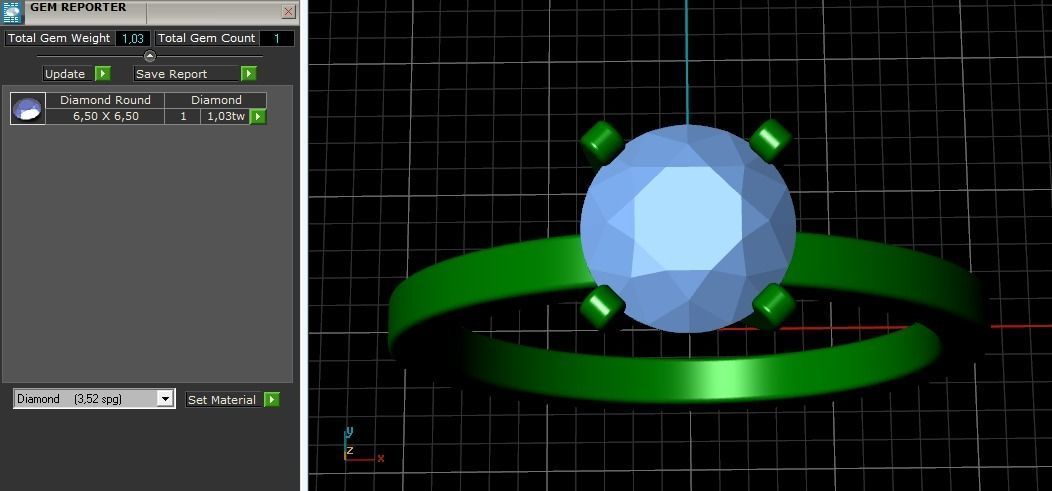 Soliter ring N011039 3D print model_9