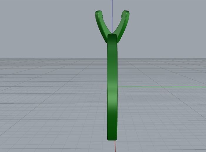 Soliter ring N011039 3D print model_3