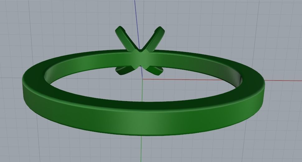 Soliter ring N011039 3D print model_5