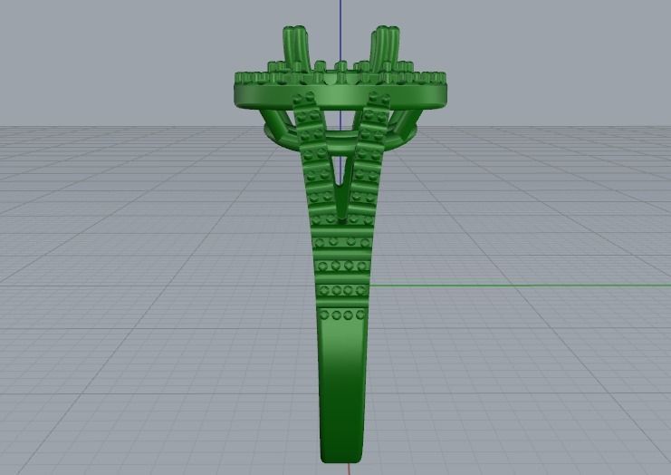 Ring N011034 3D print model_4