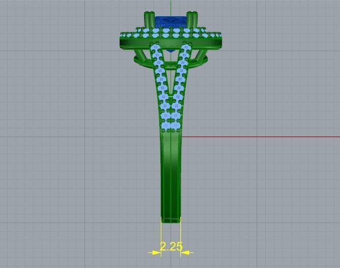 Ring N011034 3D print model_8