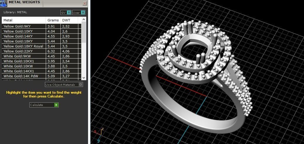 Ring N011034 3D print model_10
