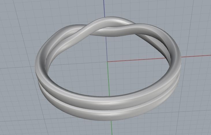 Ring N012522 3D print model_4