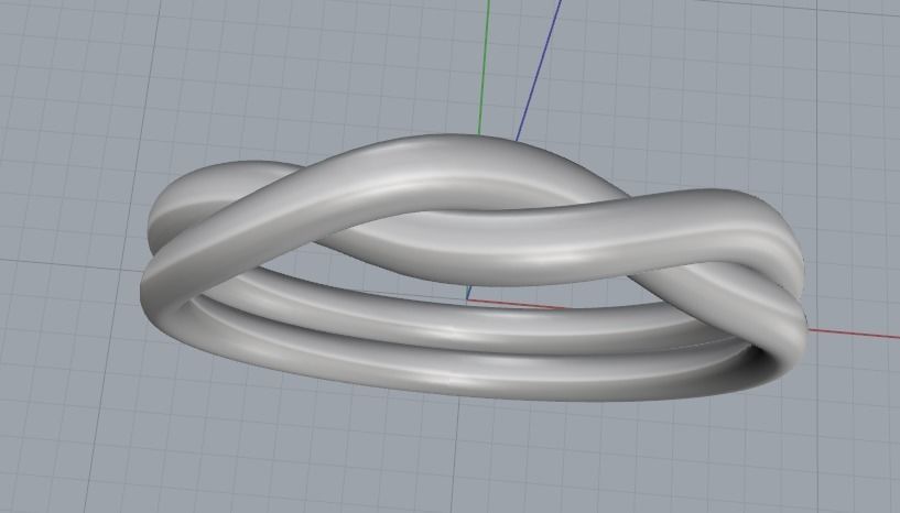 Ring N012522 3D print model_2