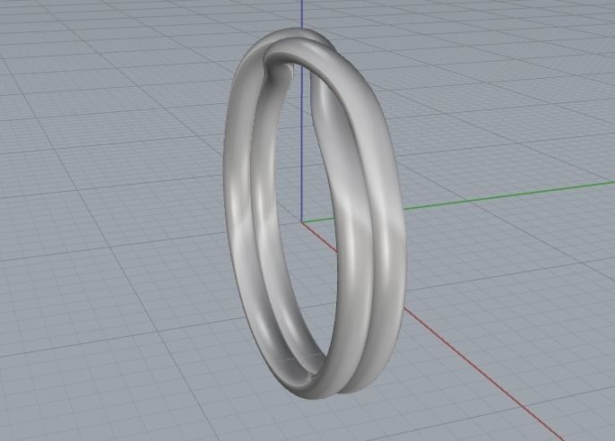 Ring N012522 3D print model_5