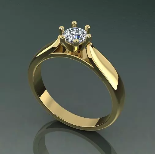 Soliter ring N012521 3D print model_0