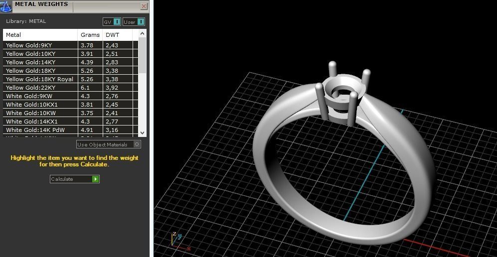 Soliter ring N012520 3D print model_8