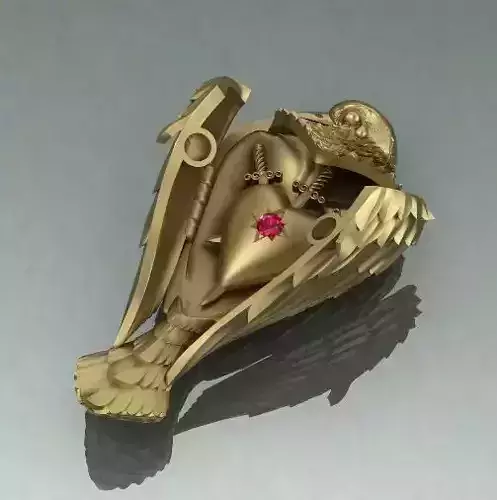 Thrush with a heart N012518