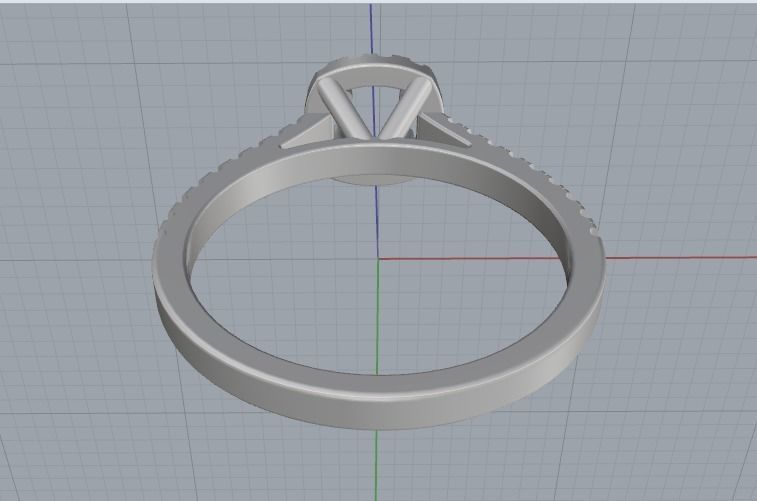 Soliter ring N012517 3D print model_4