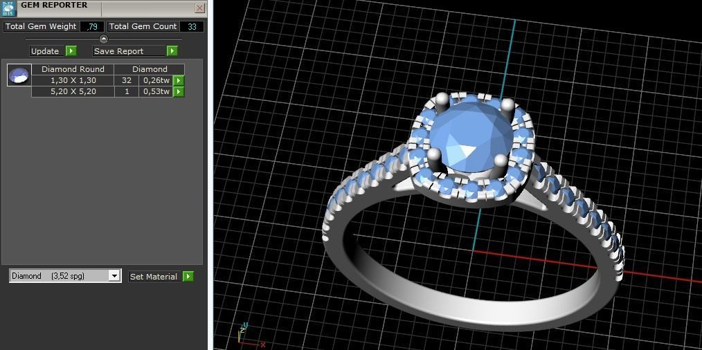 Soliter ring N012517 3D print model_10