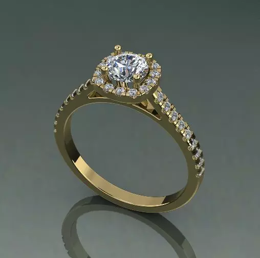 Soliter ring N012517 3D print model_0