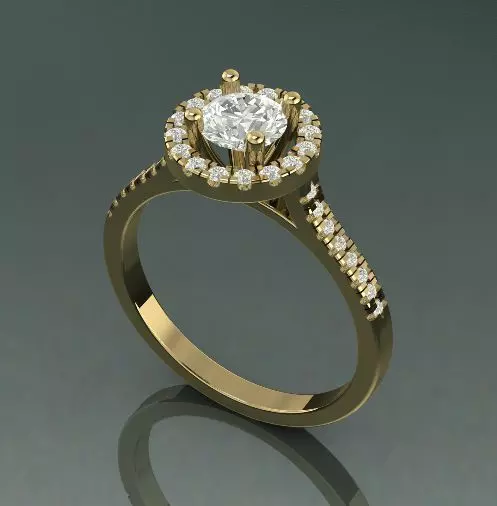 Soliter ring N012515 3D print model_0