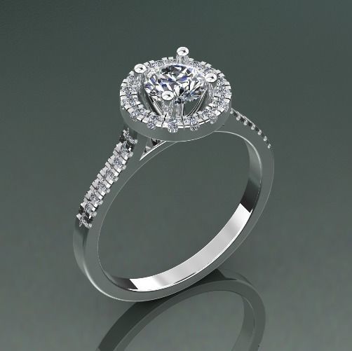 Soliter ring N012515 3D print model_1