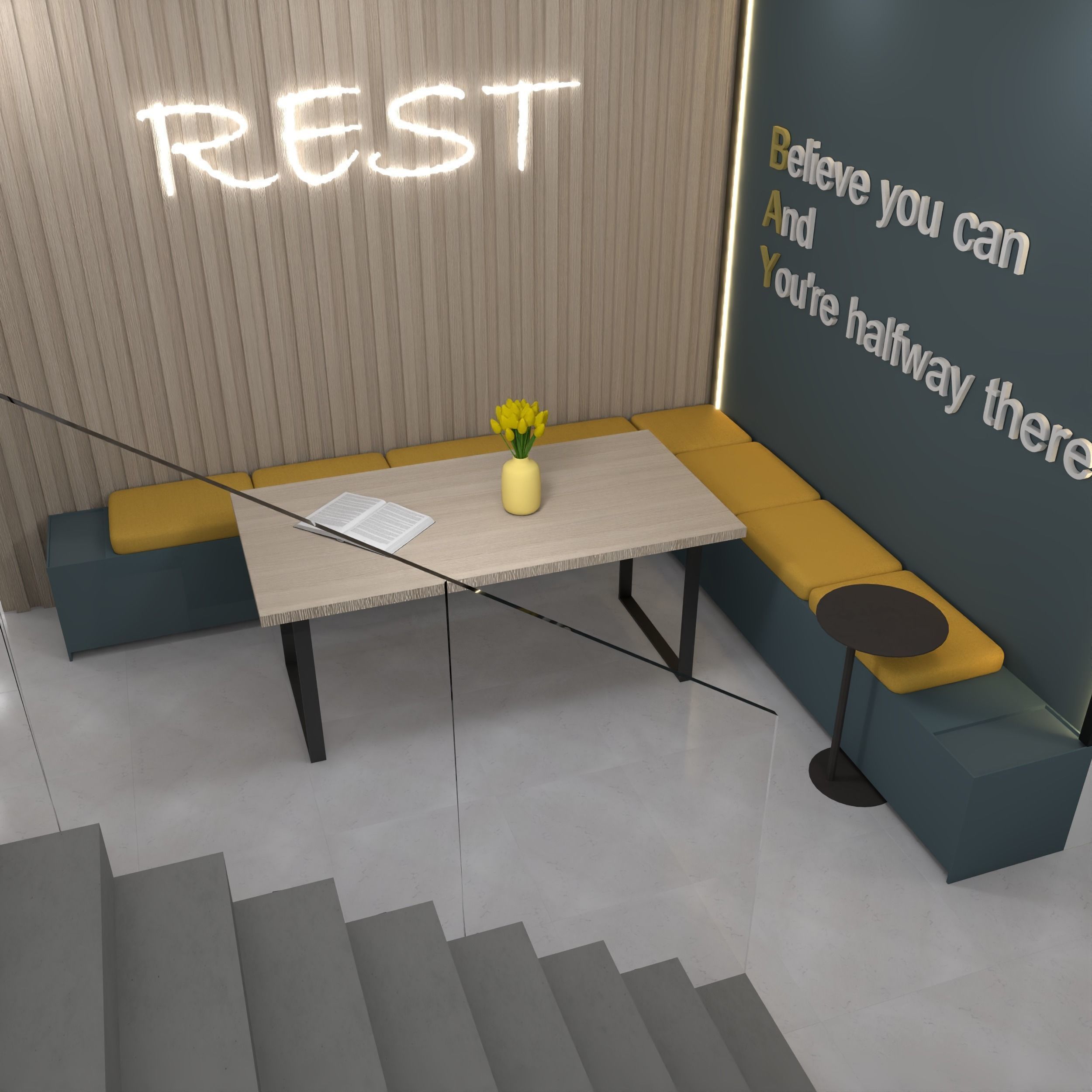 Offices project 3D model_5