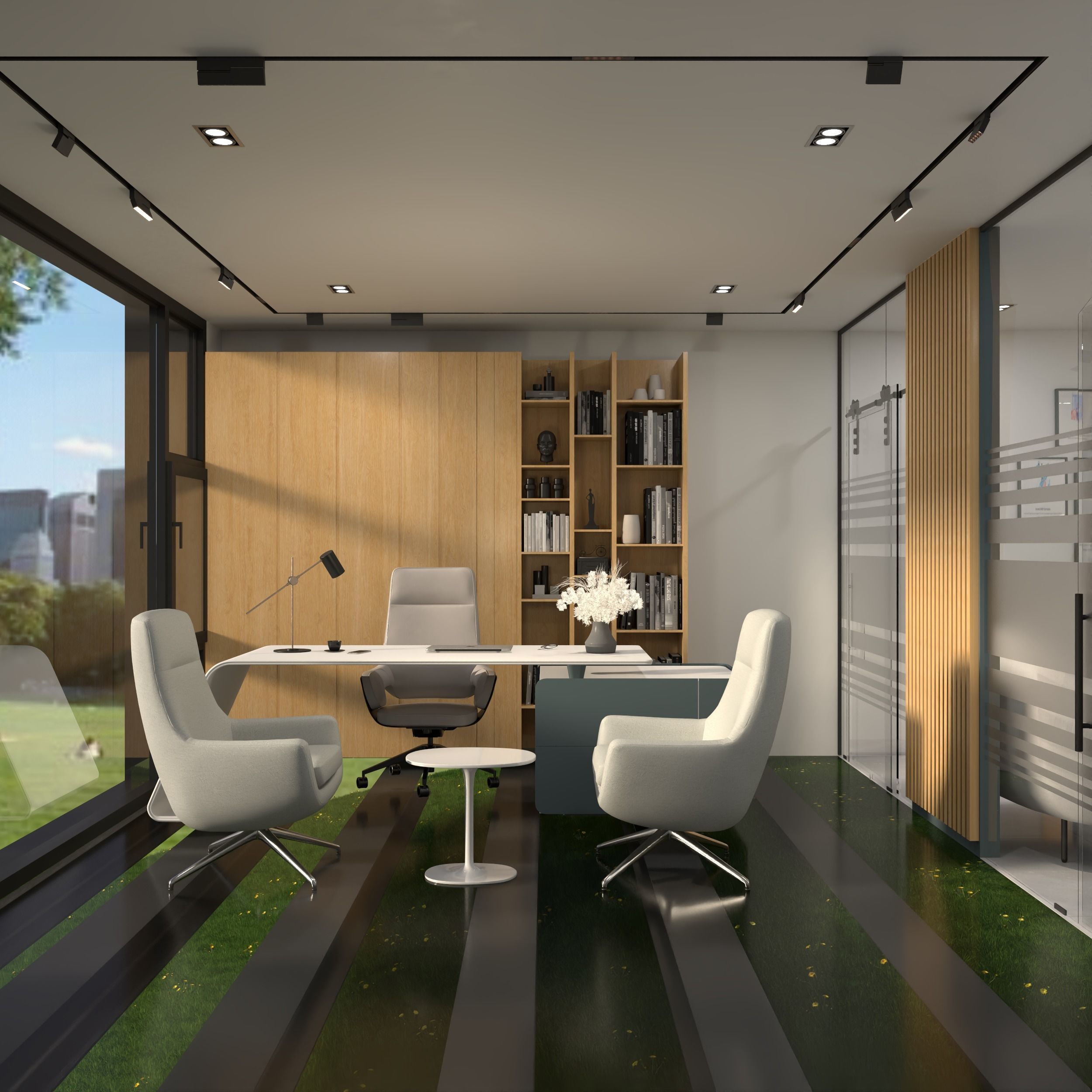 Offices project 3D model_9