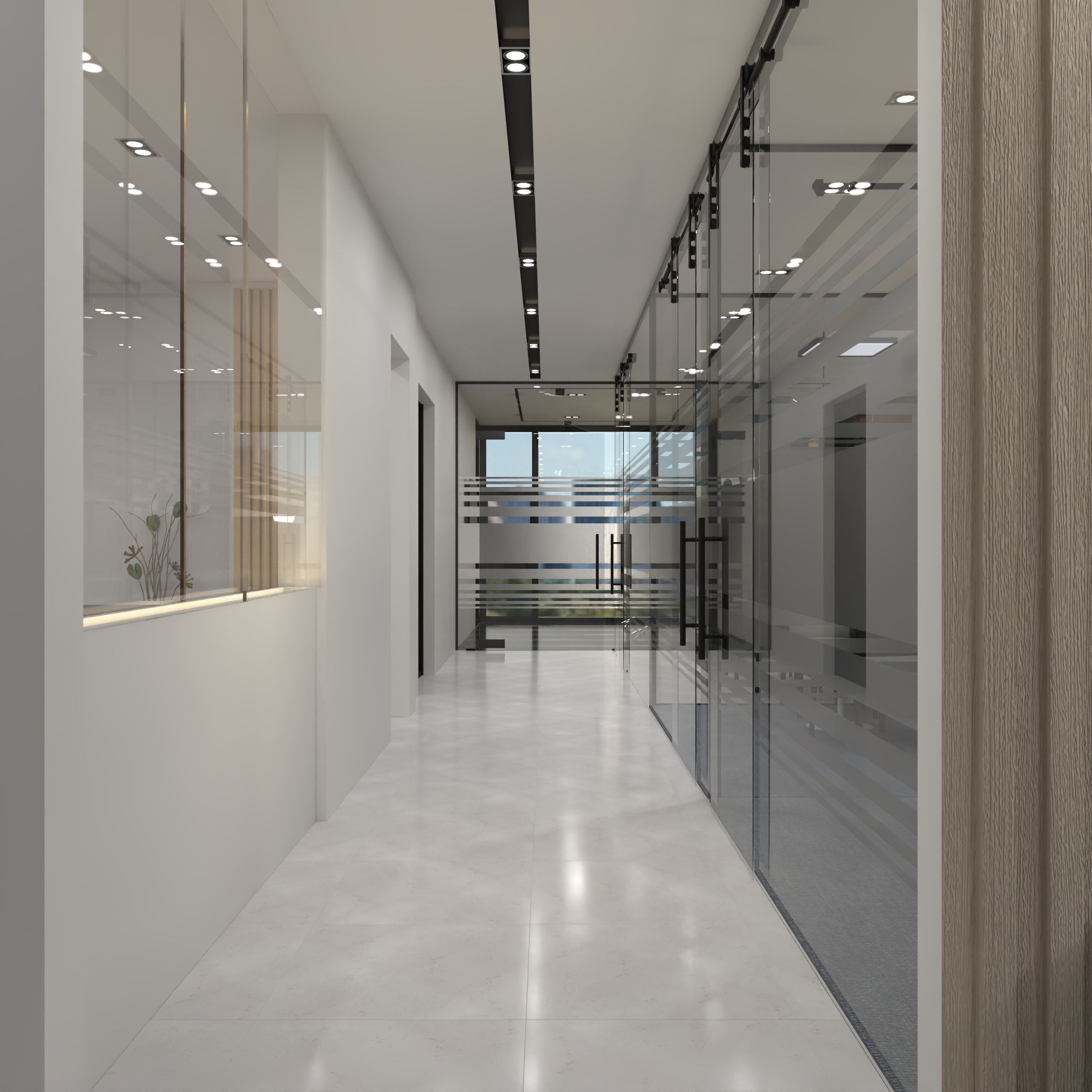 Offices project 3D model_6