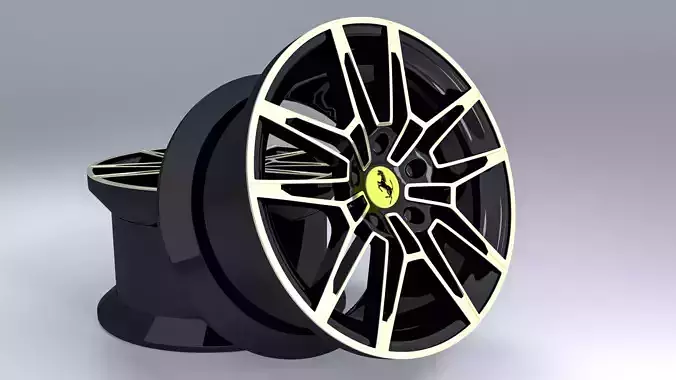 BMW-G Black Diamond ET33 Rim 3D Model