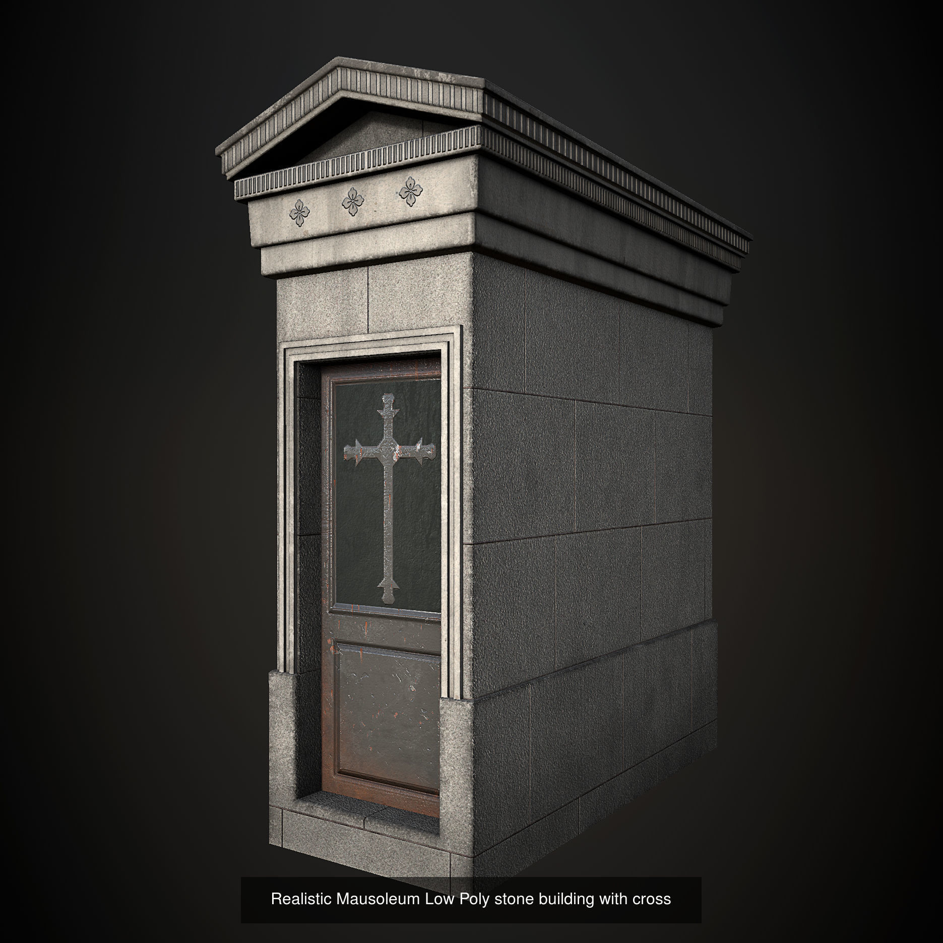 Cemetery Pack 3D Model Collection_3