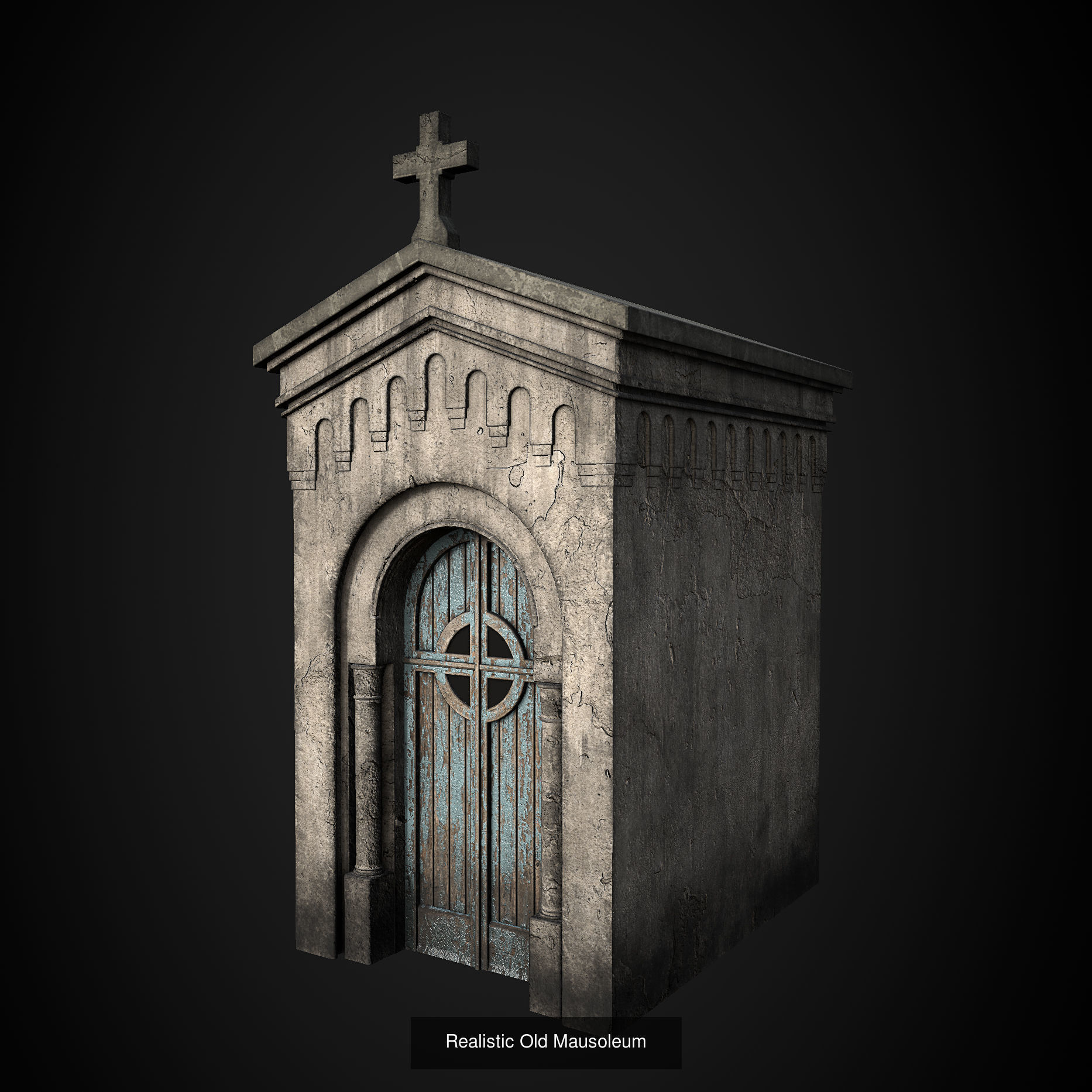 Cemetery Pack 3D Model Collection_4