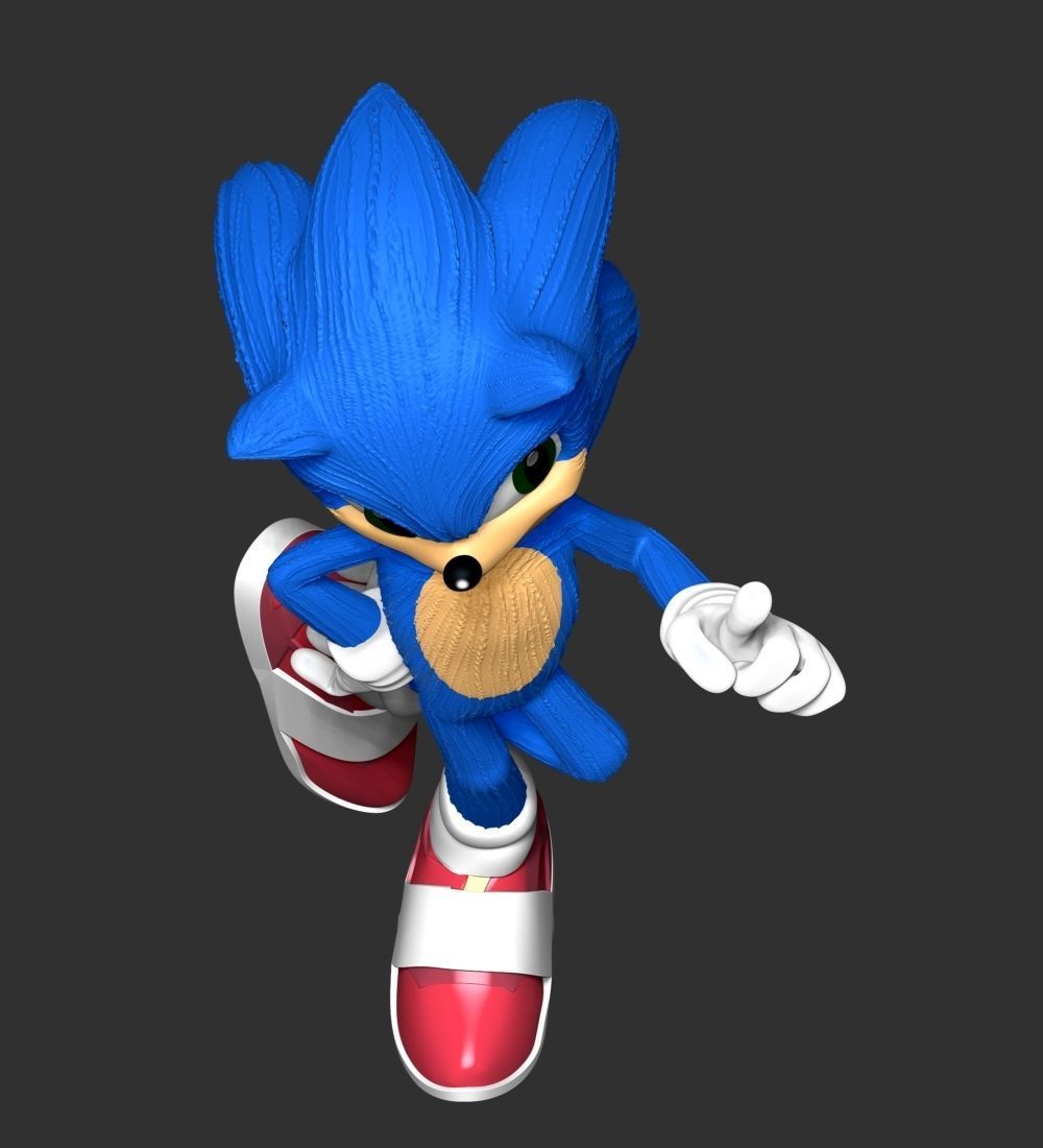 The Sonic 3D print model_7