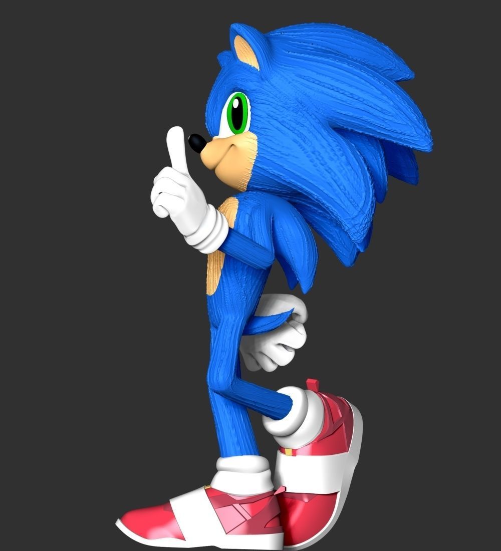 The Sonic 3D print model_5