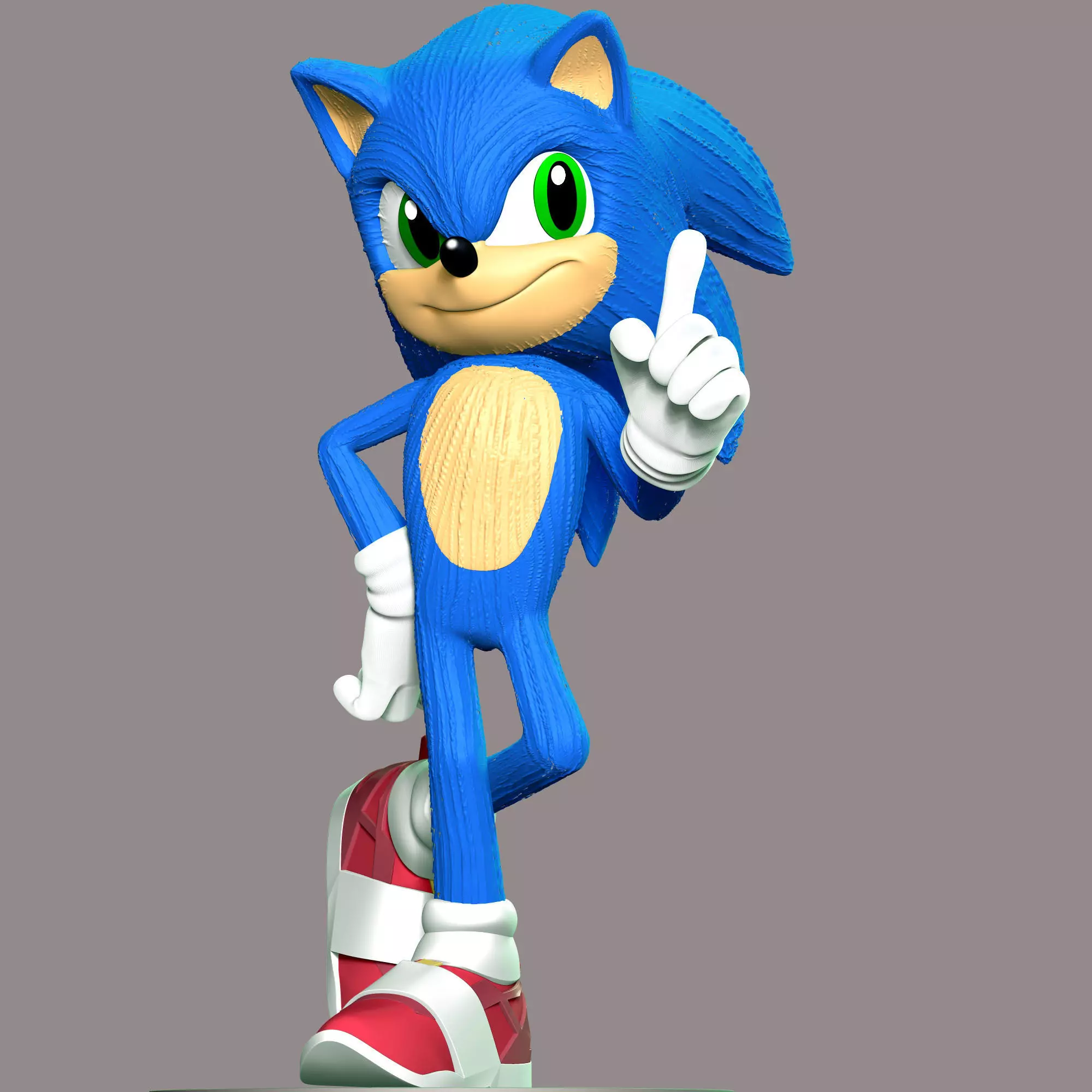 The Sonic 3D print model_0