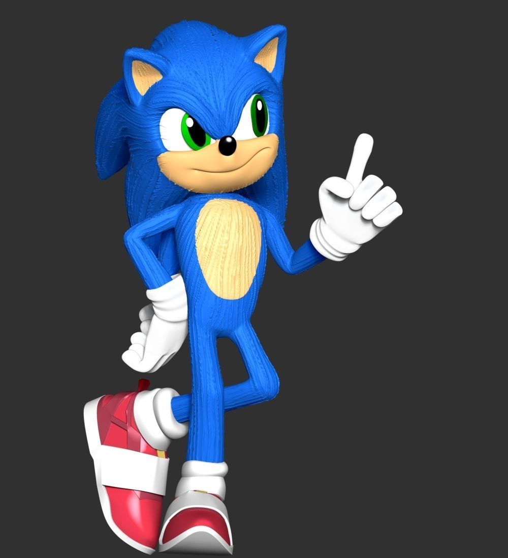 The Sonic 3D print model_4