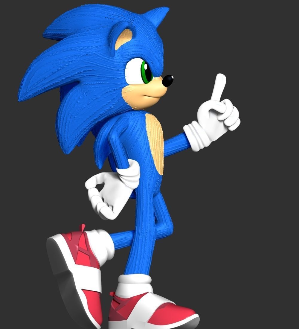 The Sonic 3D print model_8