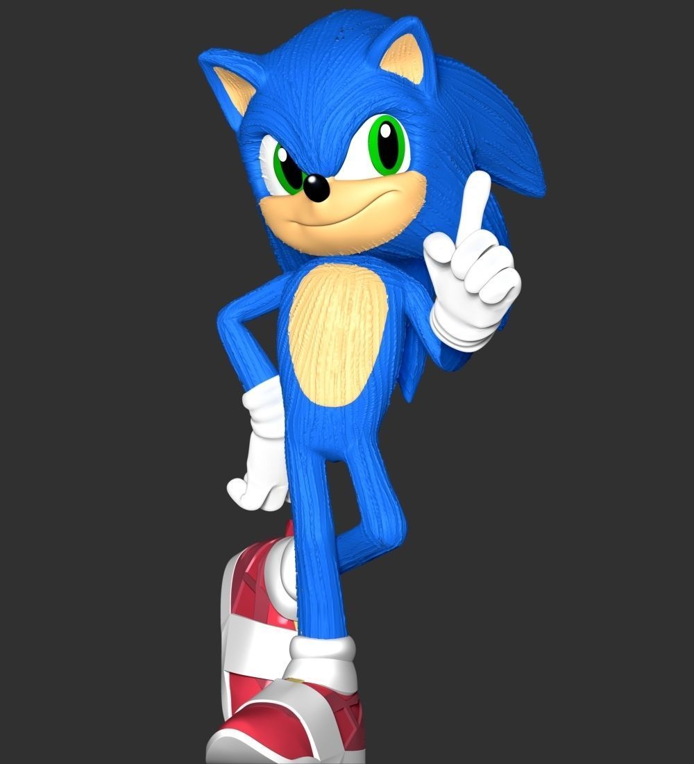 The Sonic 3D print model_6