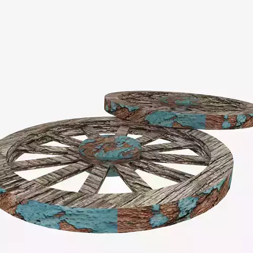 Old Wooden Wheel