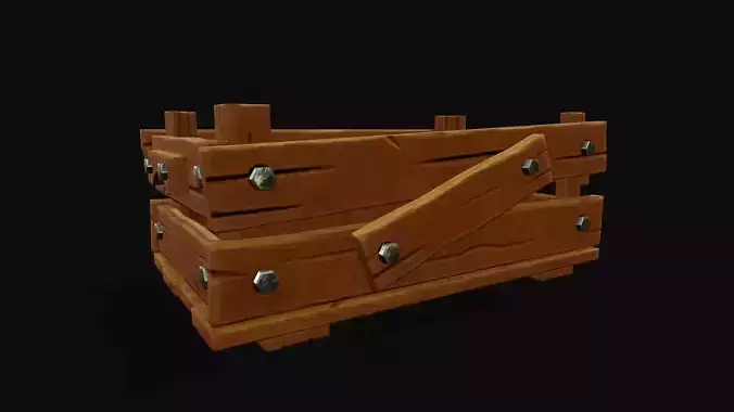 Stylized Wooden Crate - Tutorial Included