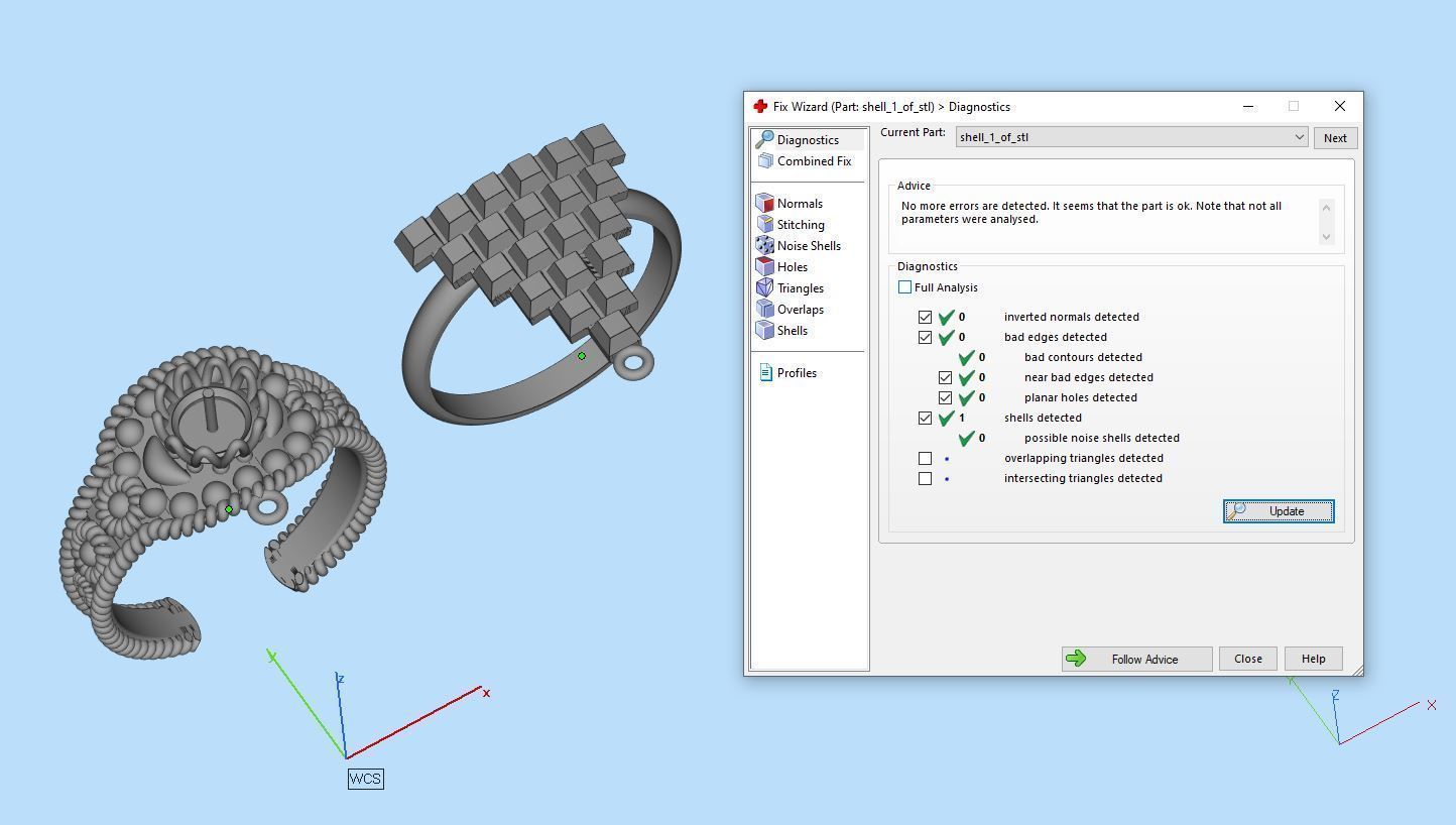 Silver ring Jewelry 3D print model_3