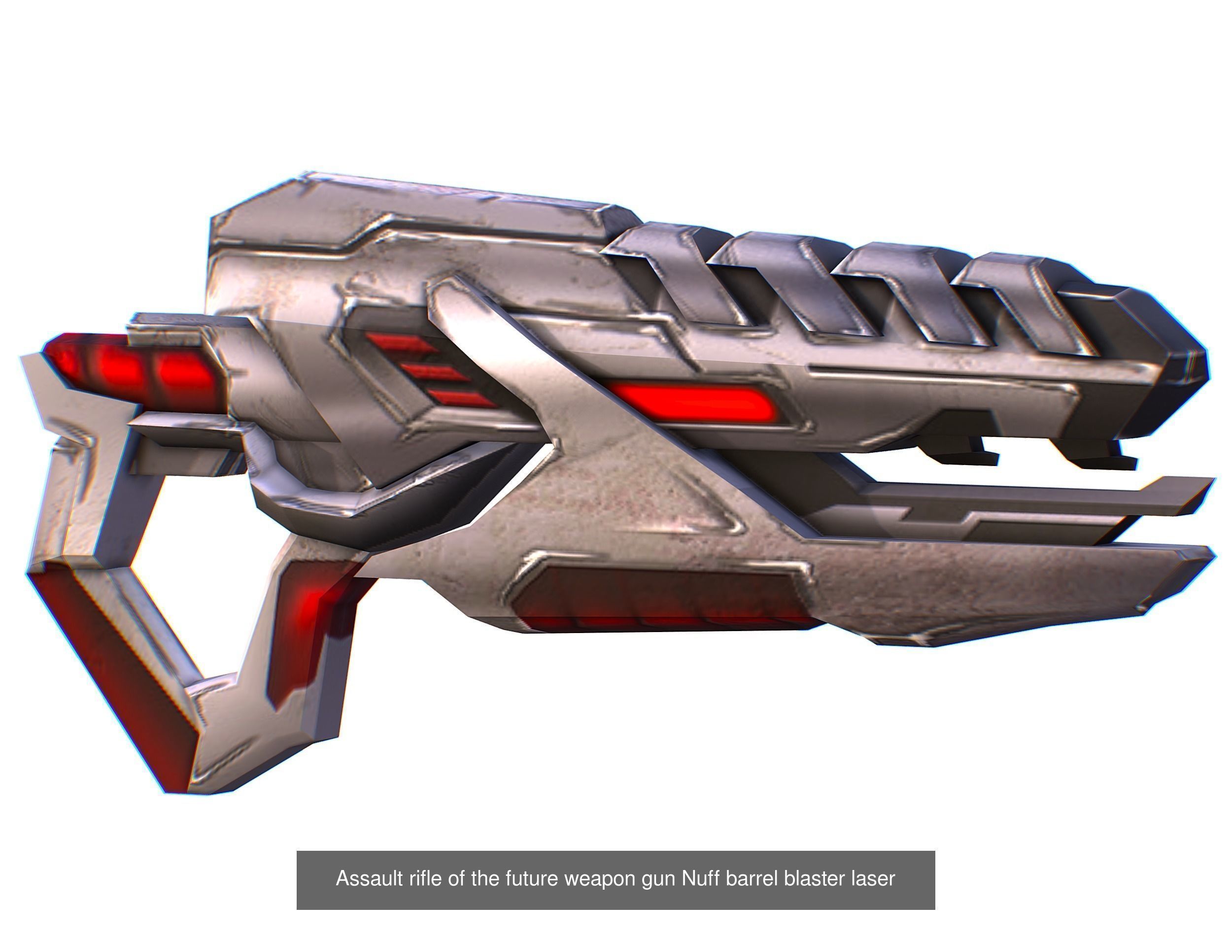 Weapons Set 4 Gun Pistol Assault rifle Sniper rifle machine gun 3D Model Collection_21