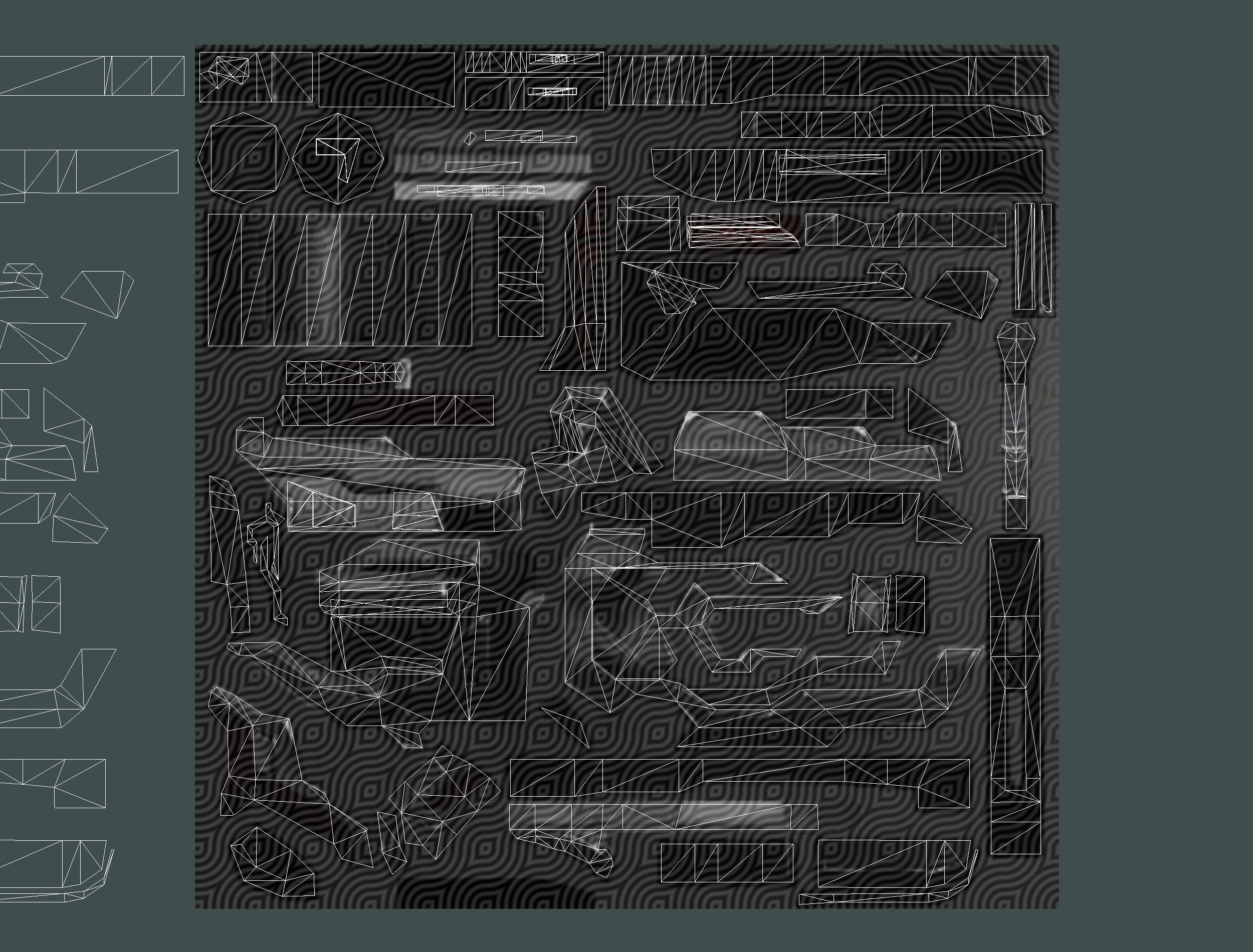 Weapons Set 4 Gun Pistol Assault rifle Sniper rifle machine gun 3D Model Collection_38