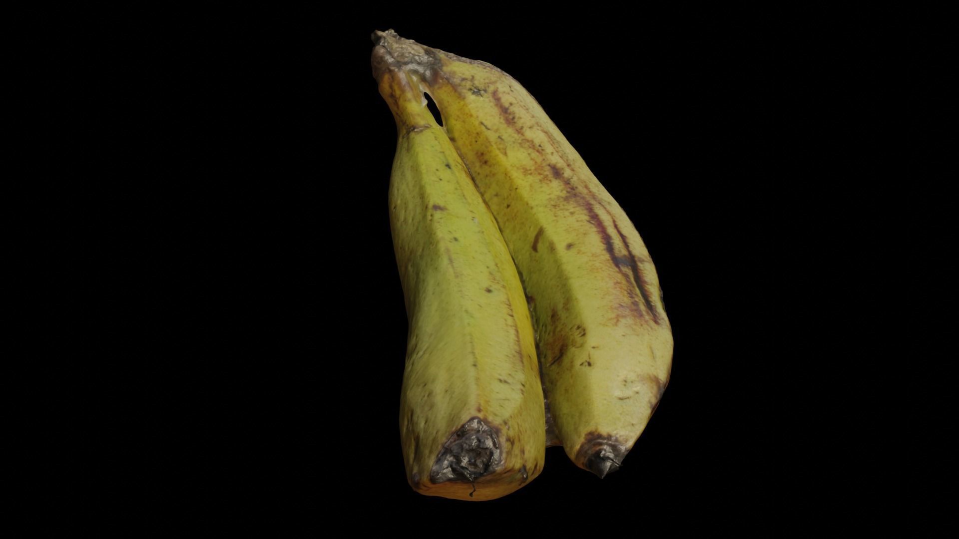 Realistic Banana 3D Model 3D model_6