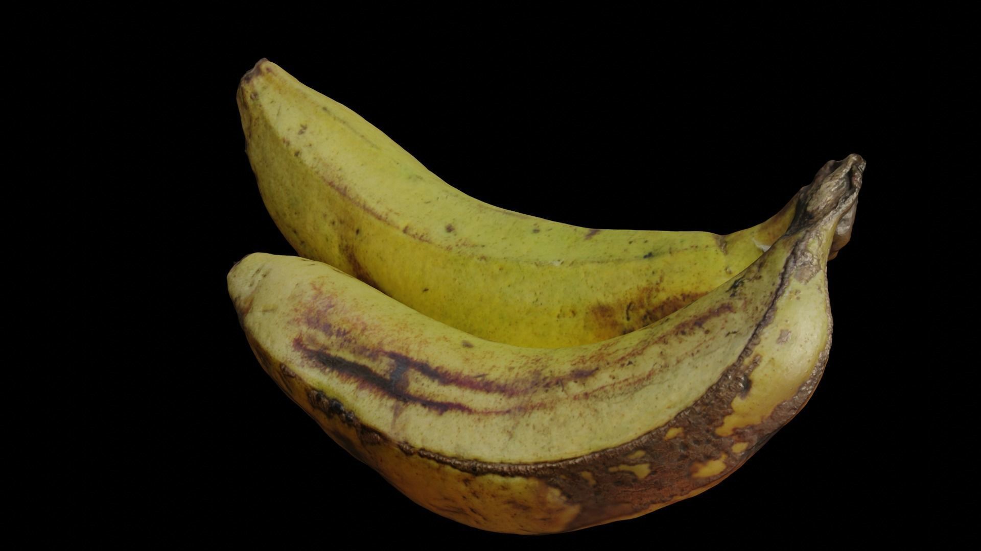 Realistic Banana 3D Model 3D model_1