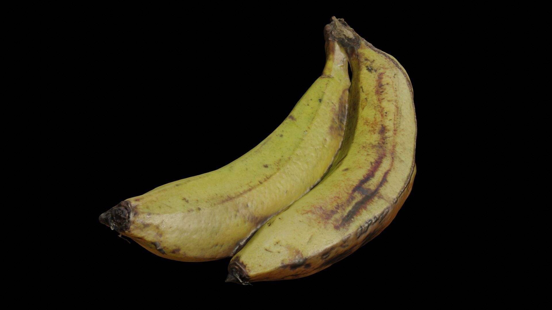 Realistic Banana 3D Model 3D model_7